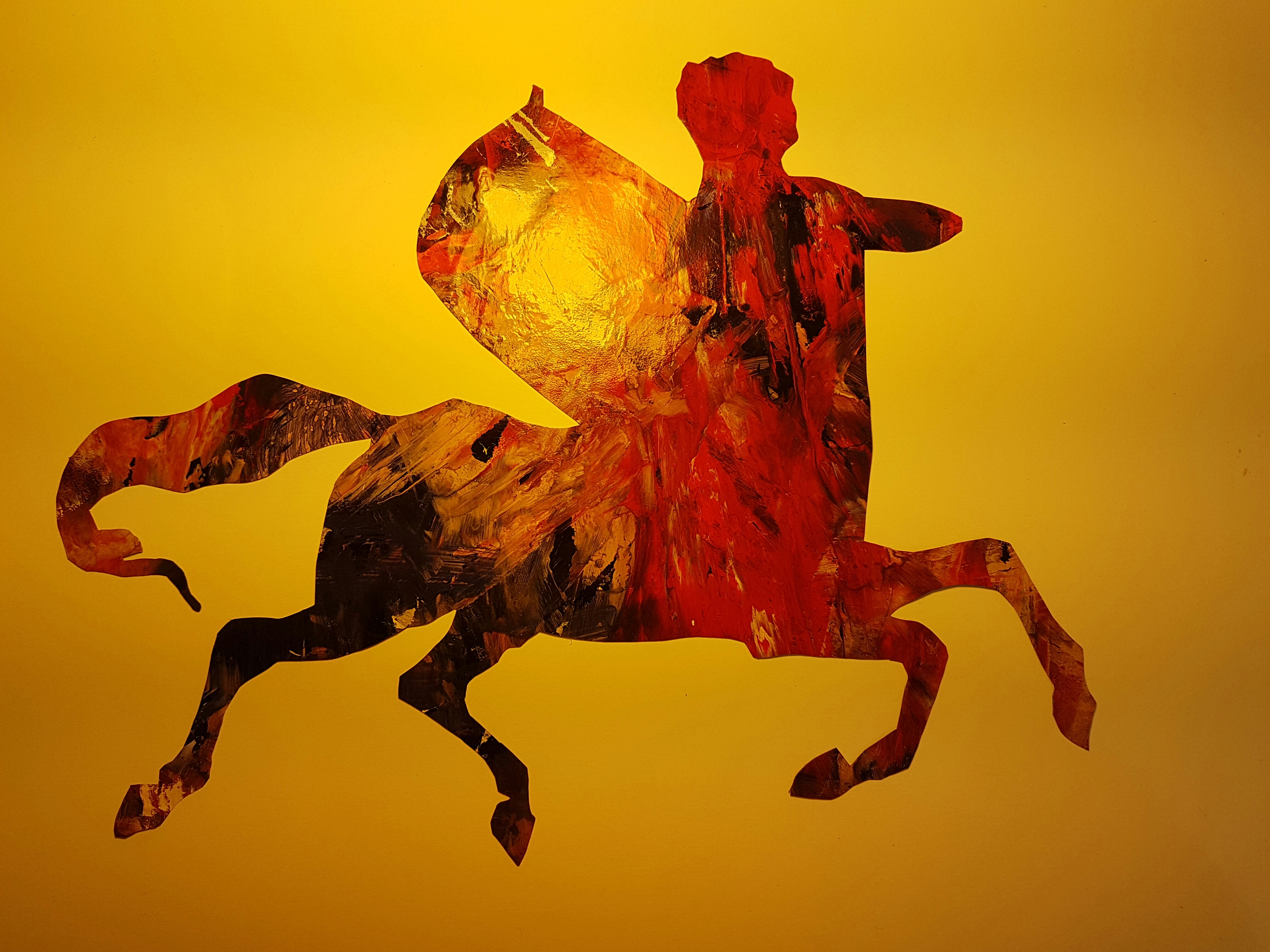 Tuval Üzerine Akrilik 'Centor '4 35x50 cm 2015